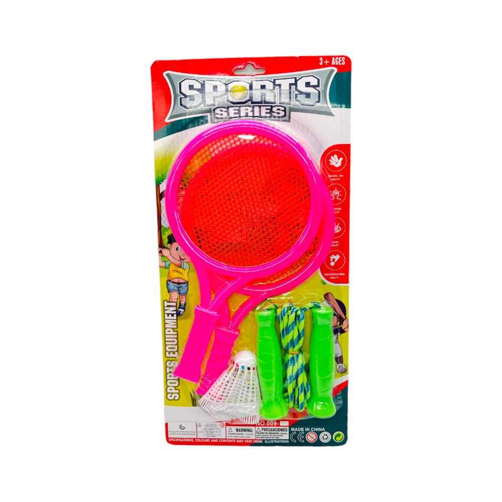 Set de Juego Huda de Raqueta y Cuerda Para Saltar