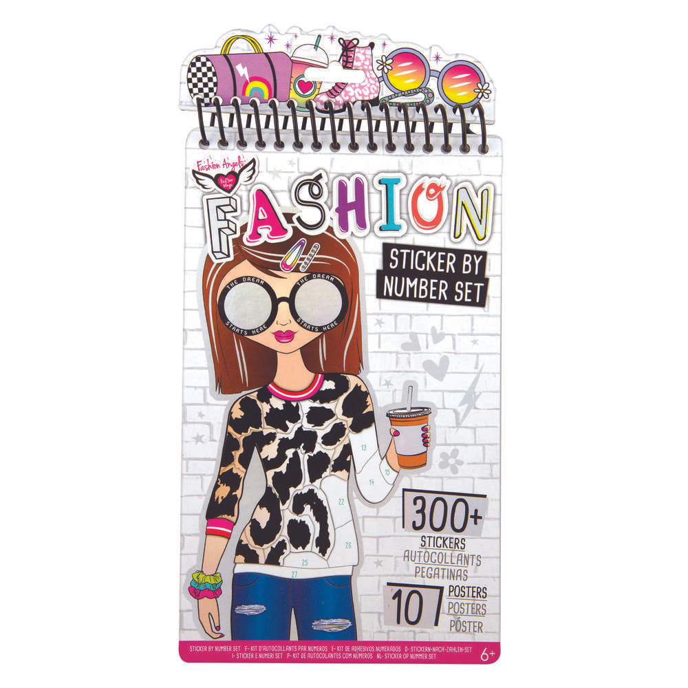 Set Fashion Angels Sticker Por Números