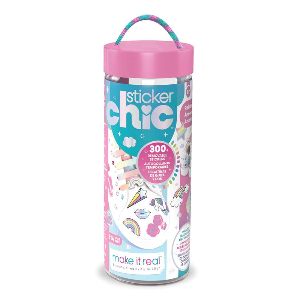 Set de Stickers Arcoíris Make It Real Para Calzados