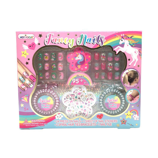 Juego De Uñas Hot Focus Con Accesorios