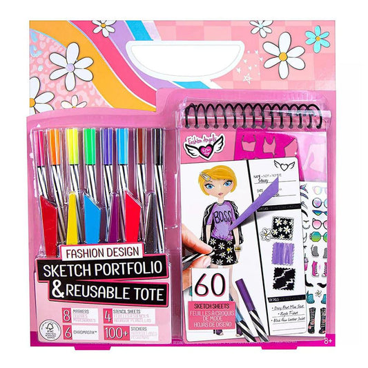 Portafolio Fashion Desing Sketch and Reusable Tote