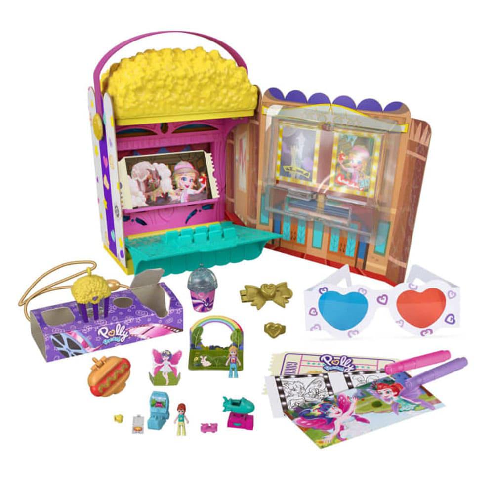 Muñeca Polly Pocket Caja de Palomitas Sorpresa