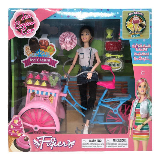 Muñeca Fuqier Ice Cream Car - Surtido