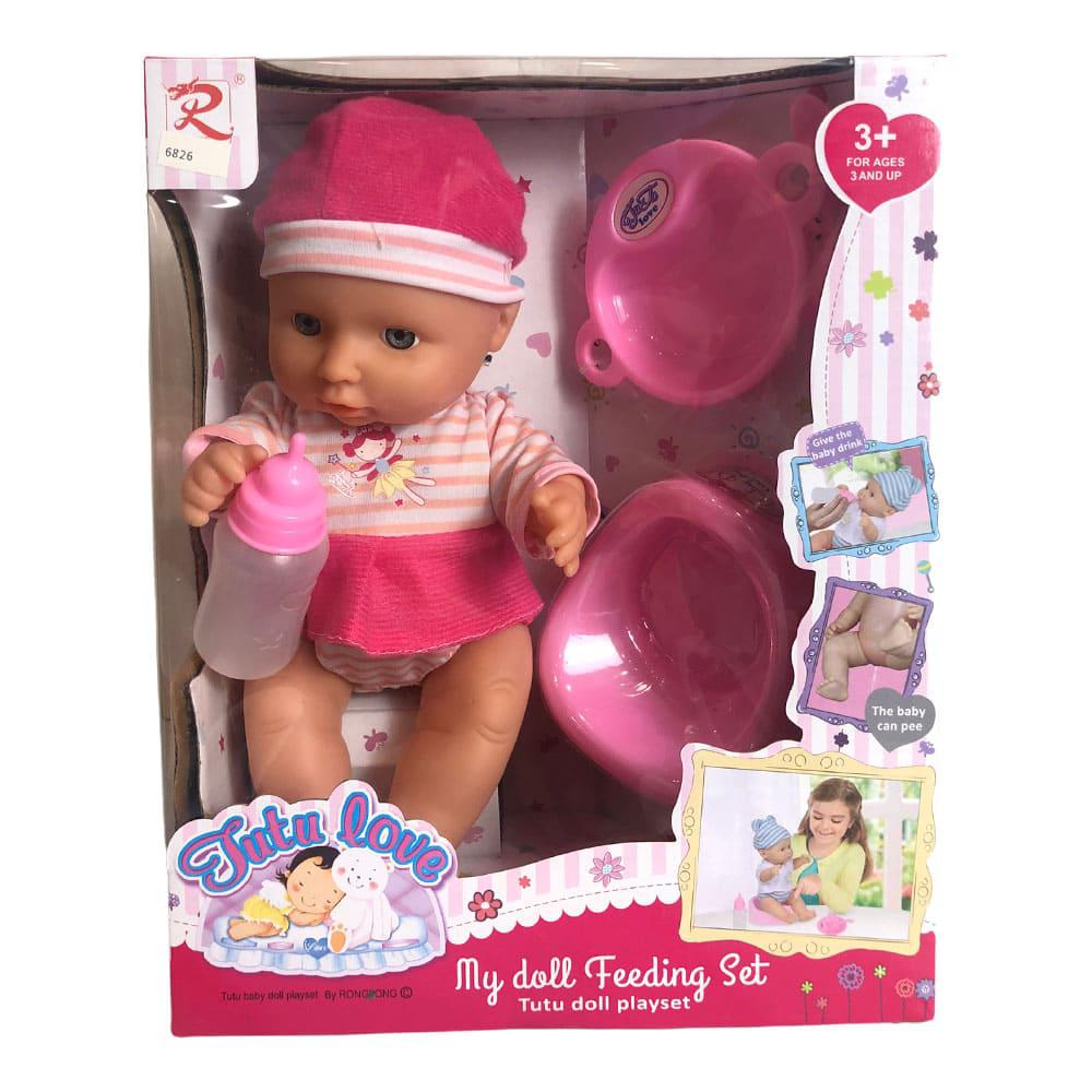 Muñeca Bebé Tutu Love Con Sonidos y Accesorios - Surtido