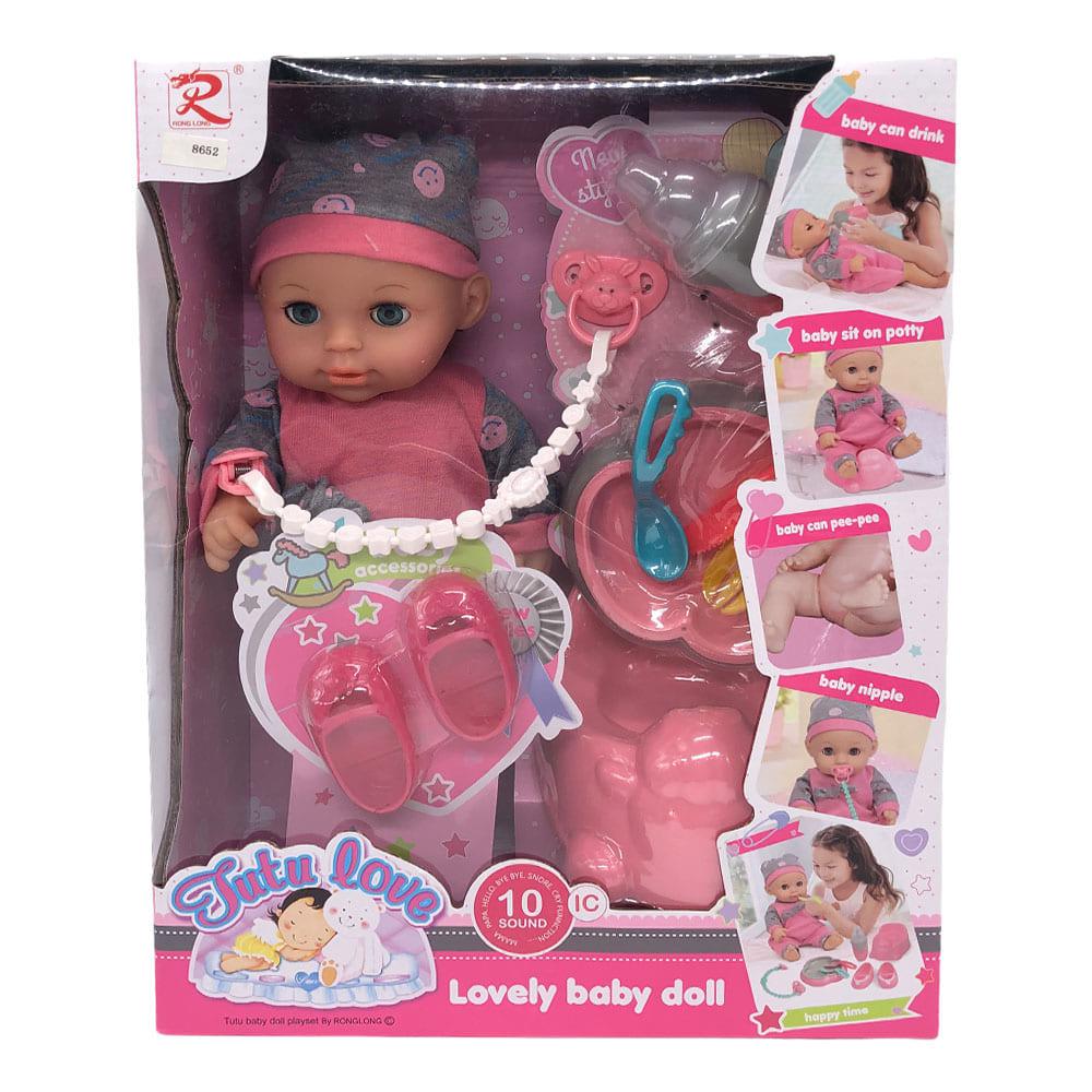 Muñeca Bebé Tutu Love Con Accesorios