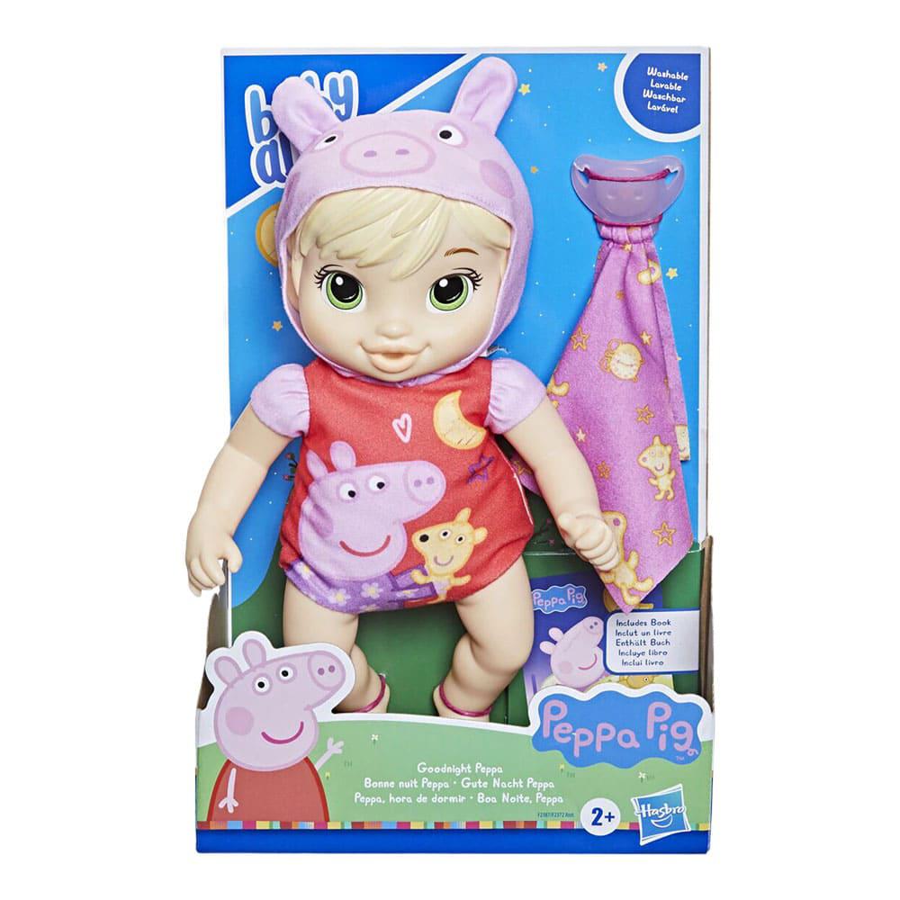Muñeca Baby Alive Bebe Peppa Hora de Dormir