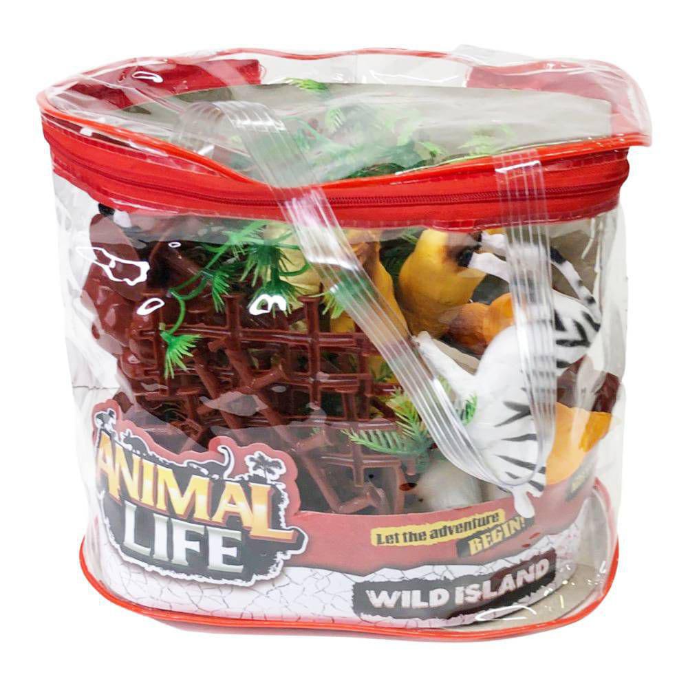 Set de Dinosaurios Animal Life Con Accesorios 62 Piezas