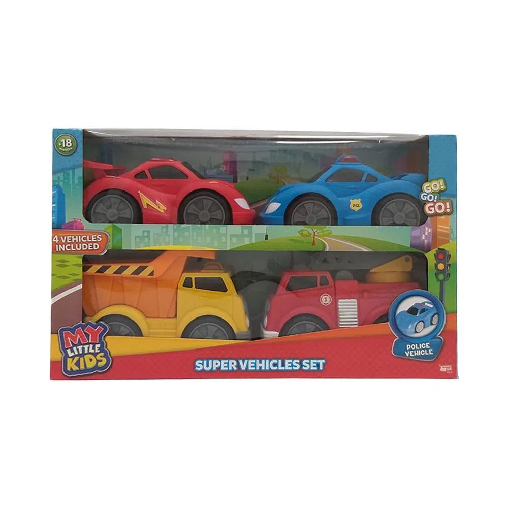 Set de Carros My Little Kids de 4 Piezas