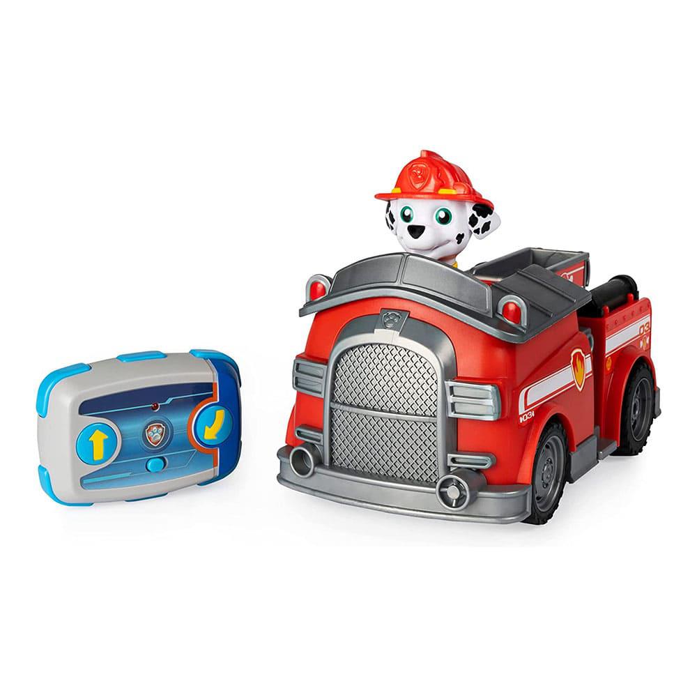 Carro de Bomberos Paw Patrol Con Marshall a Control Remoto
