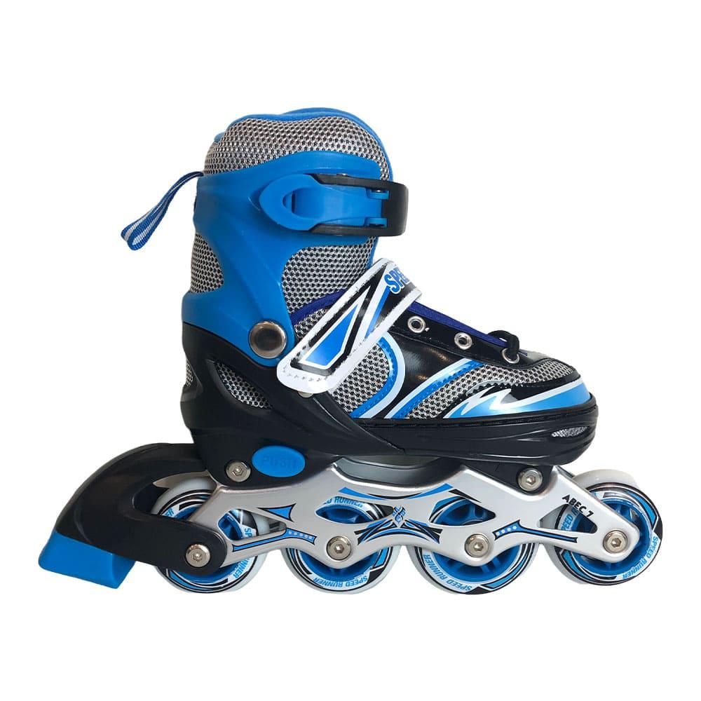 Patines en Línea de Cuatro Ruedas Ajustable Talla 31 - 34 - Surtido