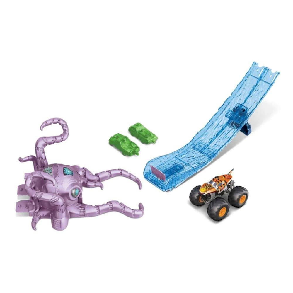 Pista Hot Wheels Monster Truck Amenaza del Pulpo