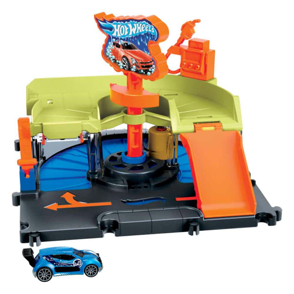 Playset Hot Wheels City Autolavado de la ciudad