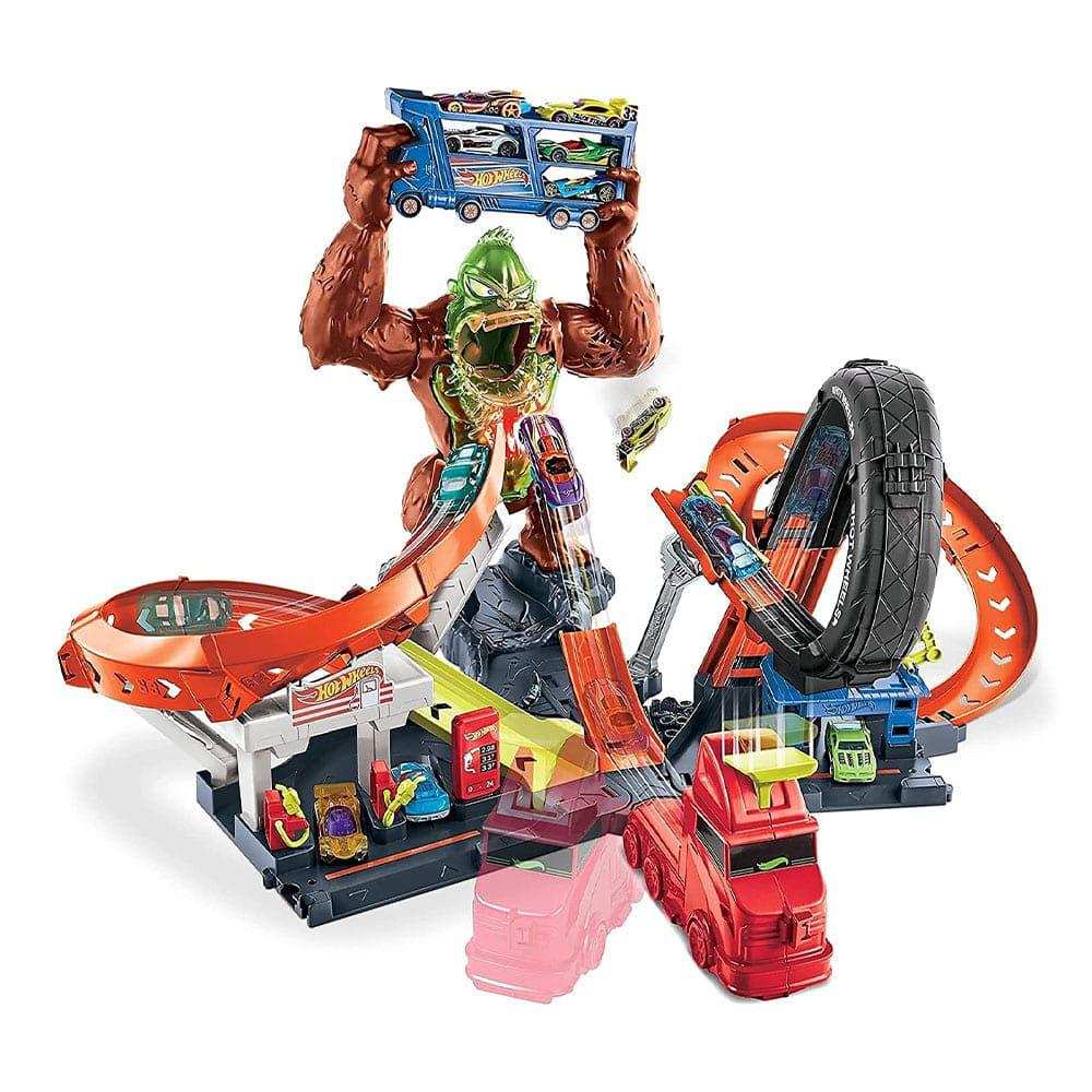 Pista Hot Wheels Ataque de Gorila