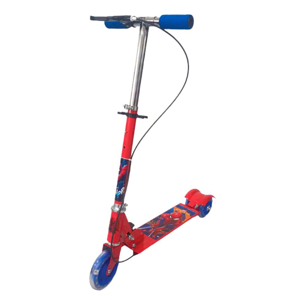 Scooter Spiderman Ruedas Con Luz