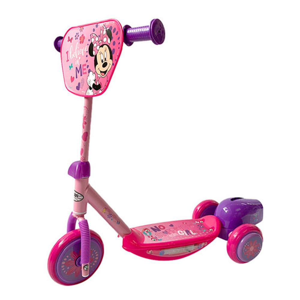 Scooter Minnie Mouse 3 Ruedas Con Burbujas