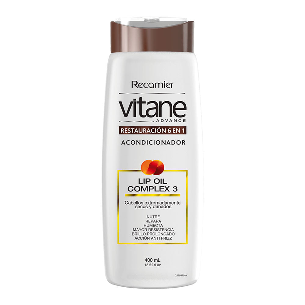 Acondicionador Vitane Restauración 6 en 1 de 400 ml