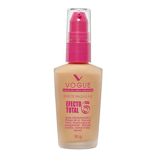 Base Vogue Efecto Total 6 Valv Avellana 30G