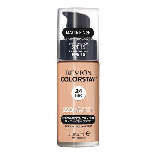 Base Líquida Revlon Colorstay Natural Beige 24 Horas