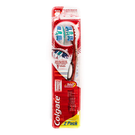 Cepillo Dental Colgate 360 Advanced 2 Piezas
