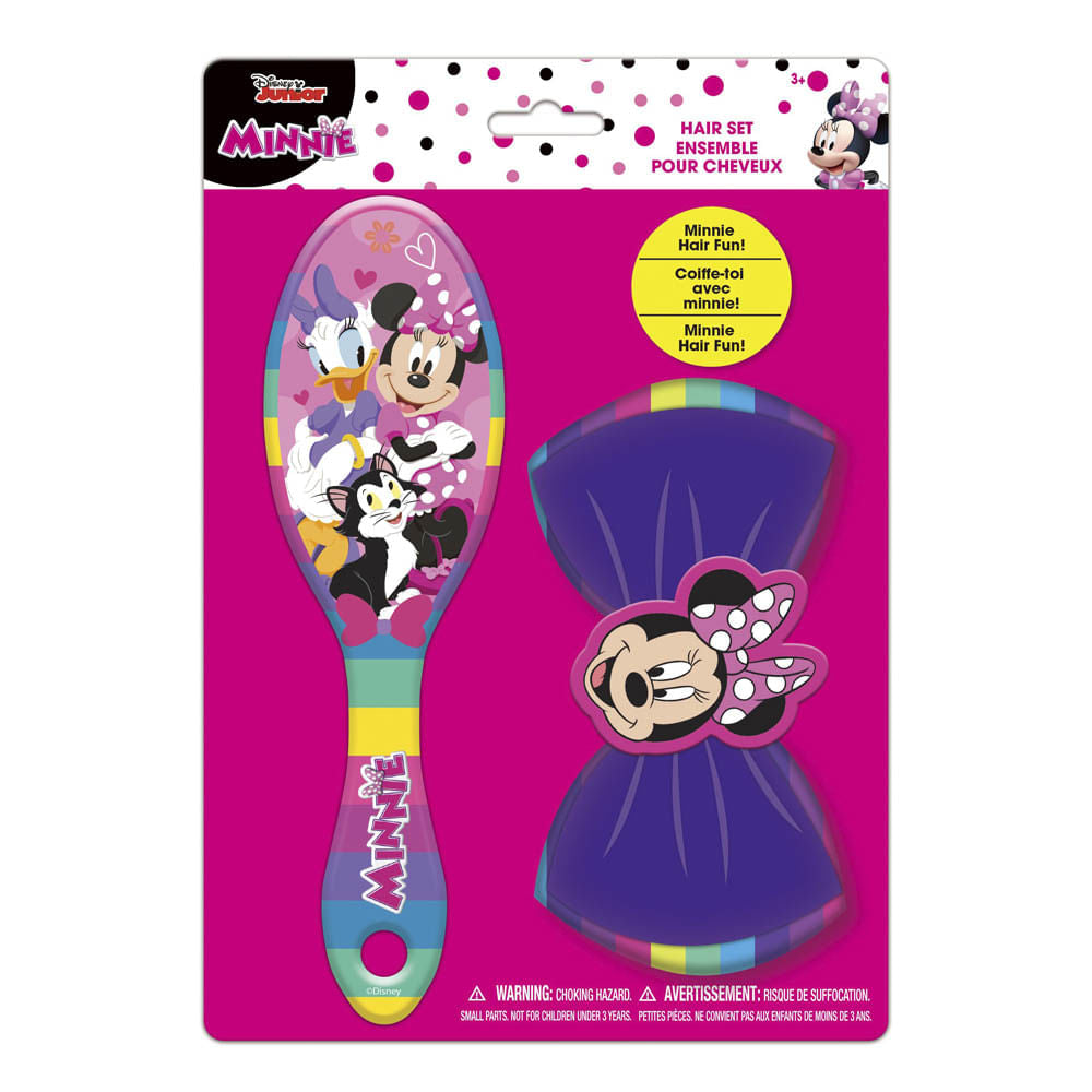 Cepillo Set Minnie Mouse Disney Con Gancho