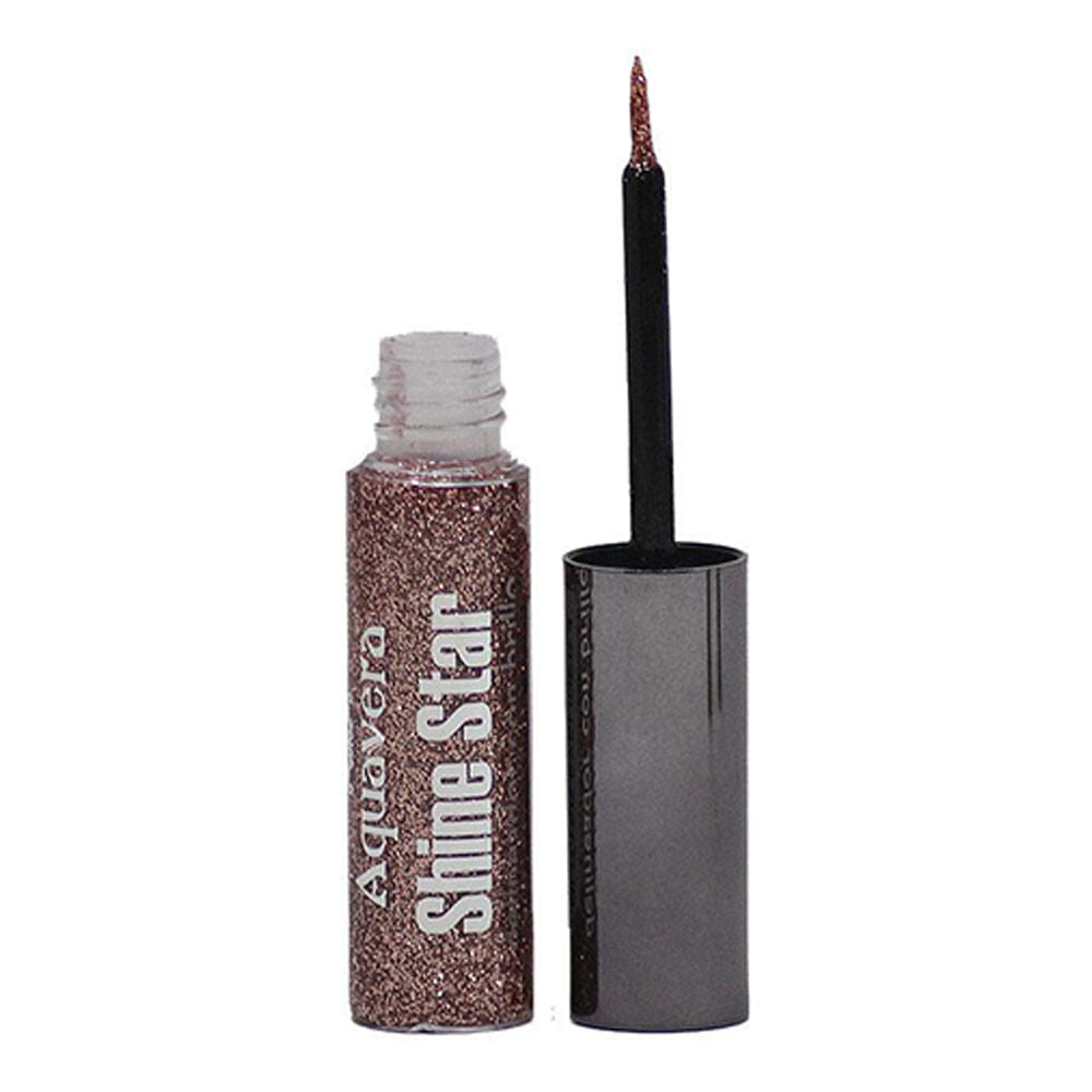 Glitter Aquavera Eyeliner Rose Gold