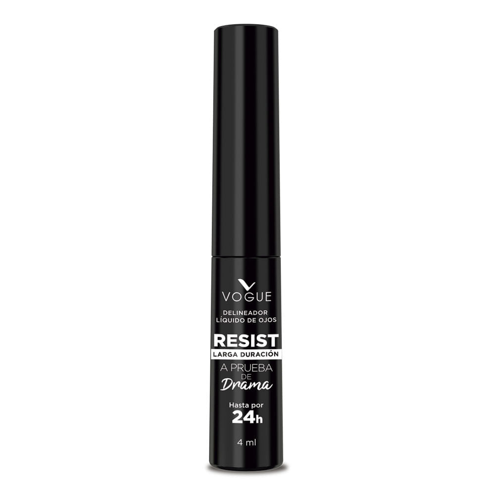 Delineador Liquido Para Ojo Vogue Resist Negro 4M