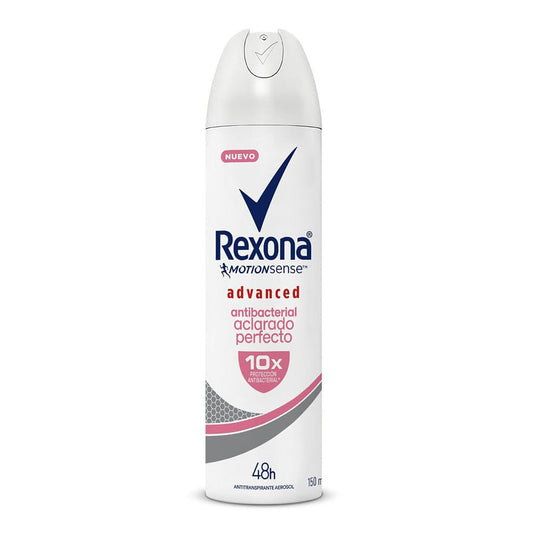 Desodorante Spray Rexona Antibacterial Aclarado Dama 150 ml