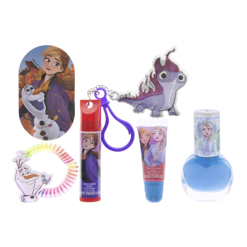 Juego de Esmalte y Labial Frozen II Disney Set 7 Piezas