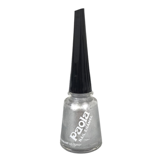 Esmalte Para Uñas Paola Plateado 15 ml