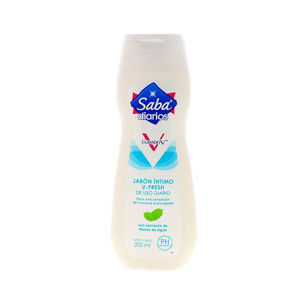 Jabón Íntimo Saba V Fresh 200 ml