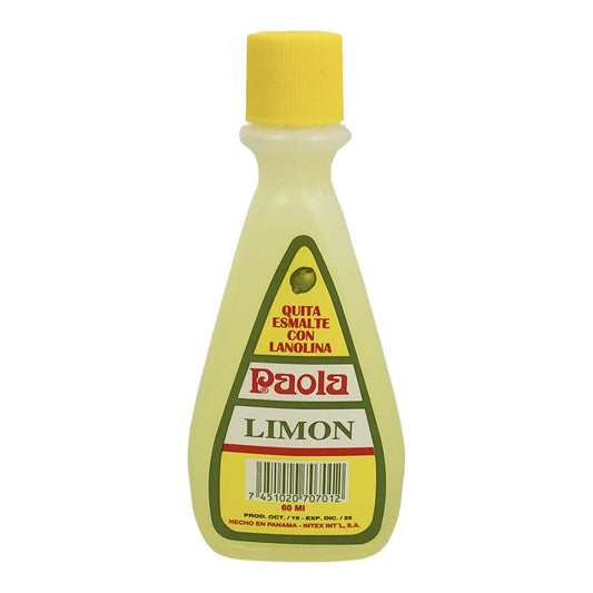 Removedor de Esmalte Paola Con Limón 2 oz