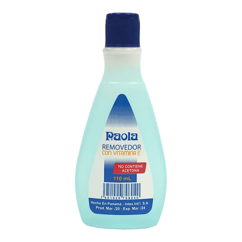 Removedor de Esmalte Paola 110 ml