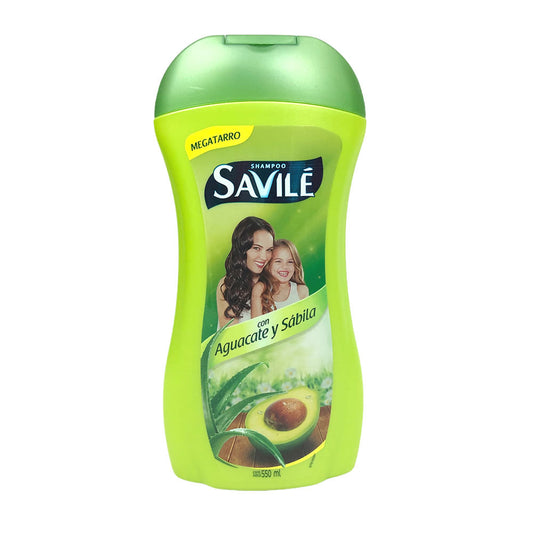 Shampoo Savile Con Aguacate y Sábila 550 ml