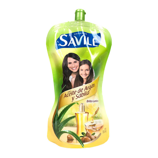 Shampoo Savile Con Aceite de Argán y Sabila 350 ml