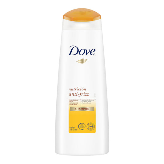 Shampoo Dove Nutrición Anti Frizz 180 ml