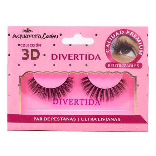 Pestañas Falsas Aquavera 3D Divertida