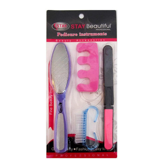 Set de Pedicure Stay Beautiful 4 Piezas