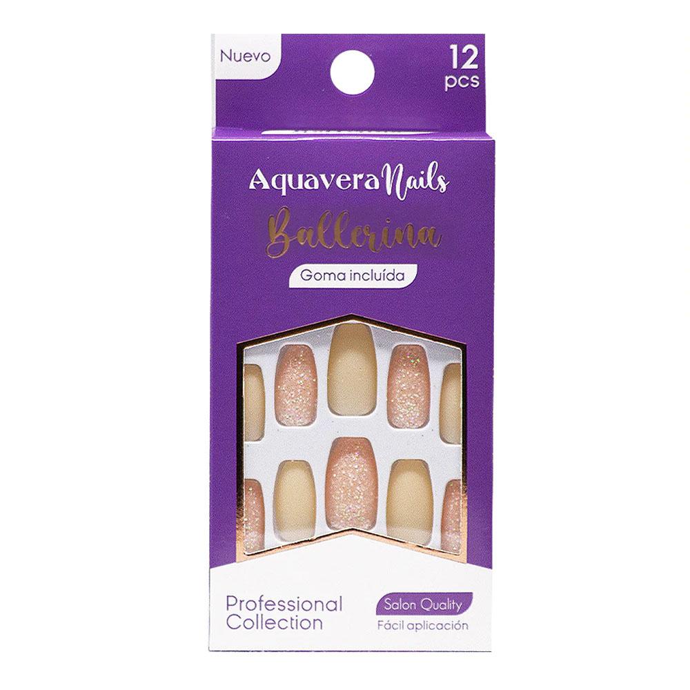 Uñas Falsas Aquavera Ballerina 3 Para Dama