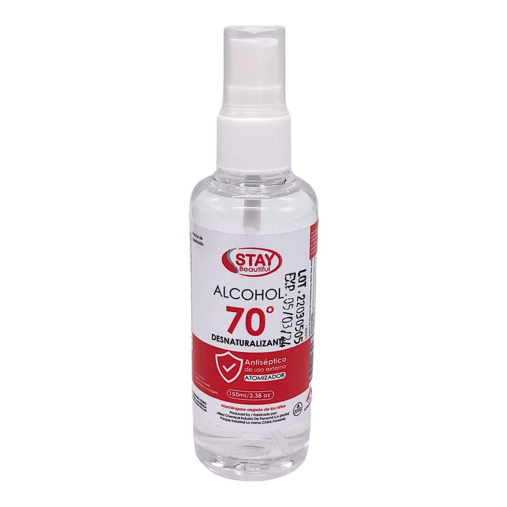 Alcohol Desnaturalizado Stay Beautiful 70° en Spray de 150 ml