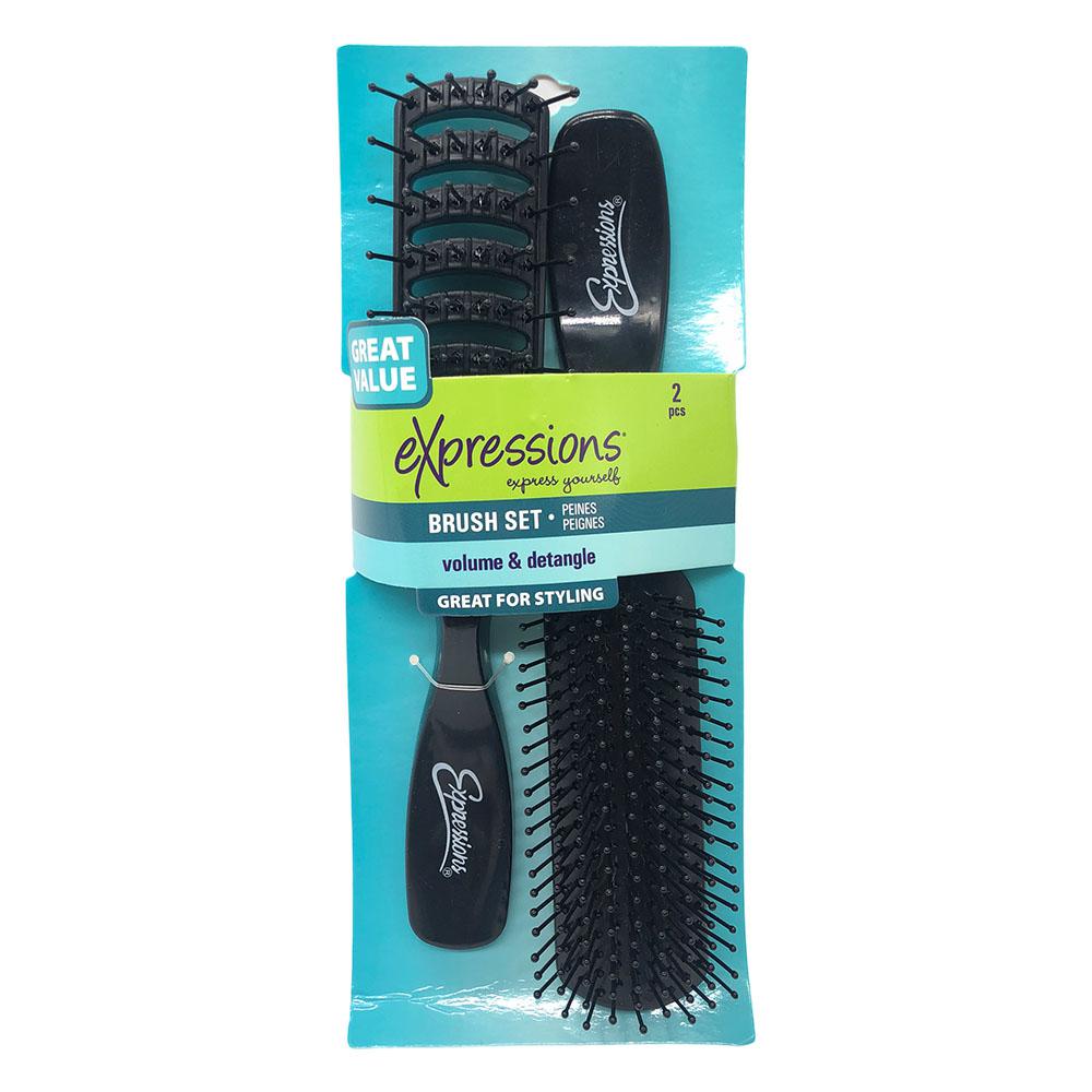 Set de Cepillos Para Cabello Expressions 2 Piezas - Surtido