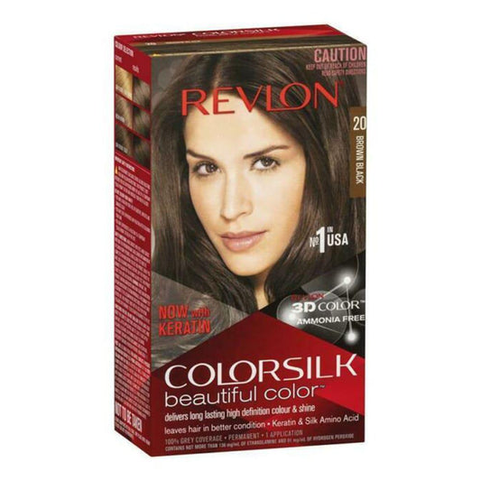 Tinte Revlon Colorsilk Brown Black #20