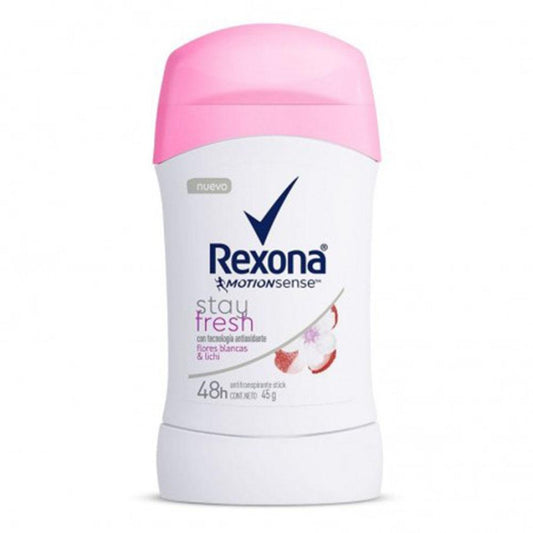 Desodorante en Barra Rexona Stay Fresh Flores Blancas y Lichi 45 g