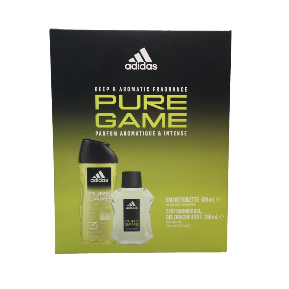 Estuche Perfume Adidas Pure Game de Caballero 2 Piezas