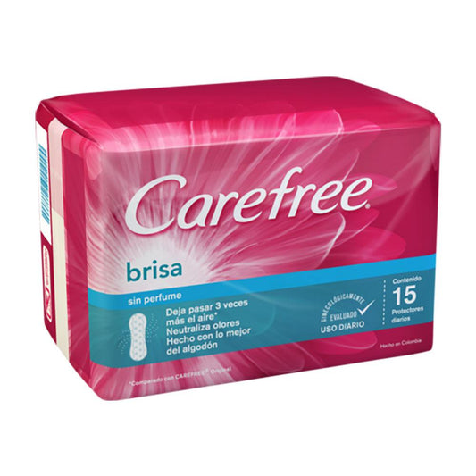 Protectores Diarios Carefree Brisa 15 Piezas