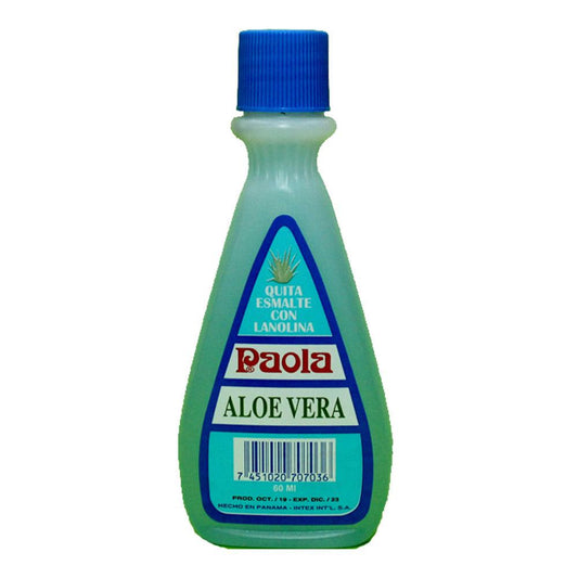 Removedor de Esmalte Aloe Vera Paola 60 ml
