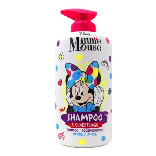 Shampoo Acondicionador Minnie 2 en 1 Para Niña 1000 ml