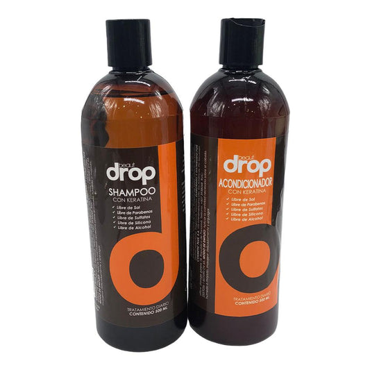 Shampoo y Acondicionador Beautdrop Keratina