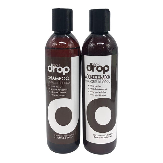 Shampoo y Acondicionador Beautdrop Aceite de Coco