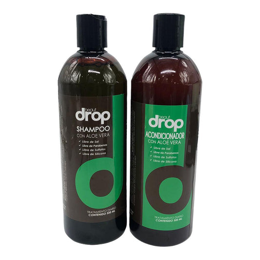 Shampoo y Acondicionador Beautdrop Con Aloe Vera